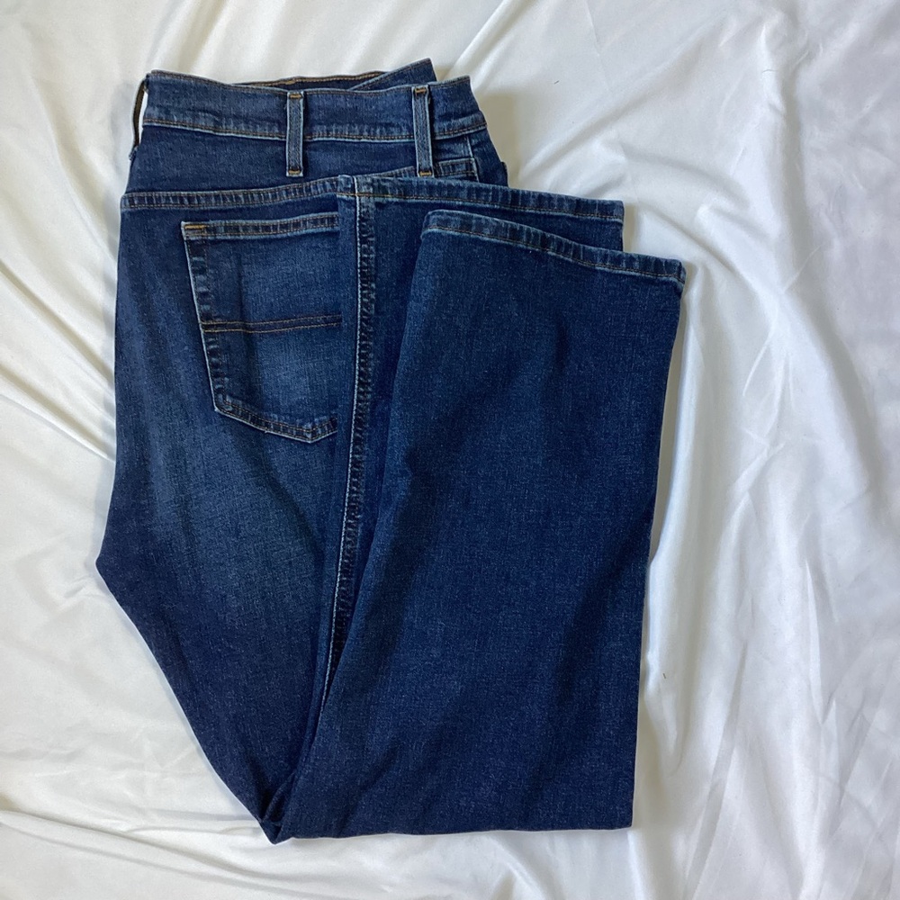 Members Mark Men’s Denim Straight  Fit Stretch Jeans Size 42x30
